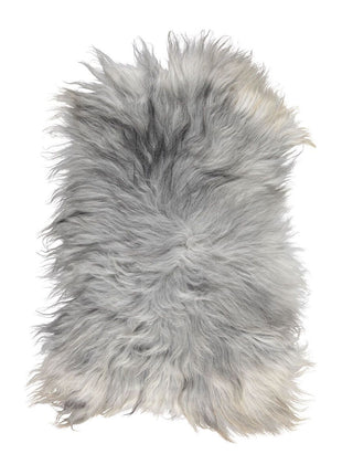 Lammeskind | Langhåret | Island | 120+x60 cm Naturgrå