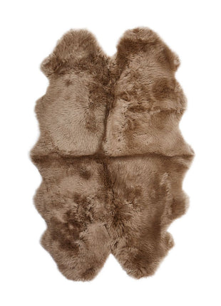 Gulvtæppe | Langhåret | New Zealand | 180x110 cm Lysebrun