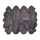 Lammeskindstæppe | Korthåret | New Zealand | 180x214 cm Antracitgrå
