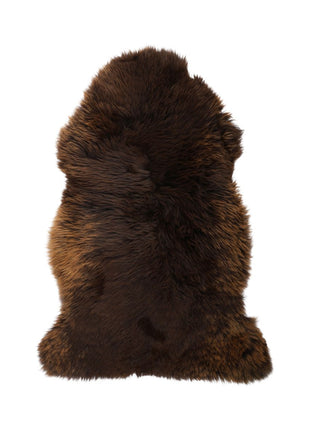 Lammeskind | Langhåret | Øko | 90x60 cm Naturbrun