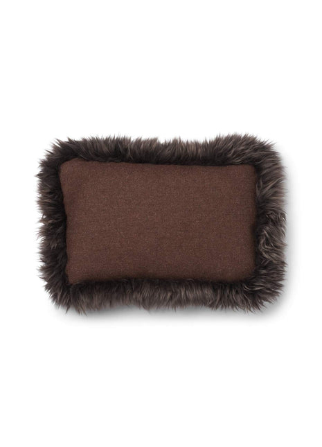 Pude af uld | Langhåret | 52x52 cm | 34x52 cm