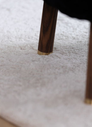 Gulvtæppe | Korthåret | New Zealand | Ø140 cm Beige