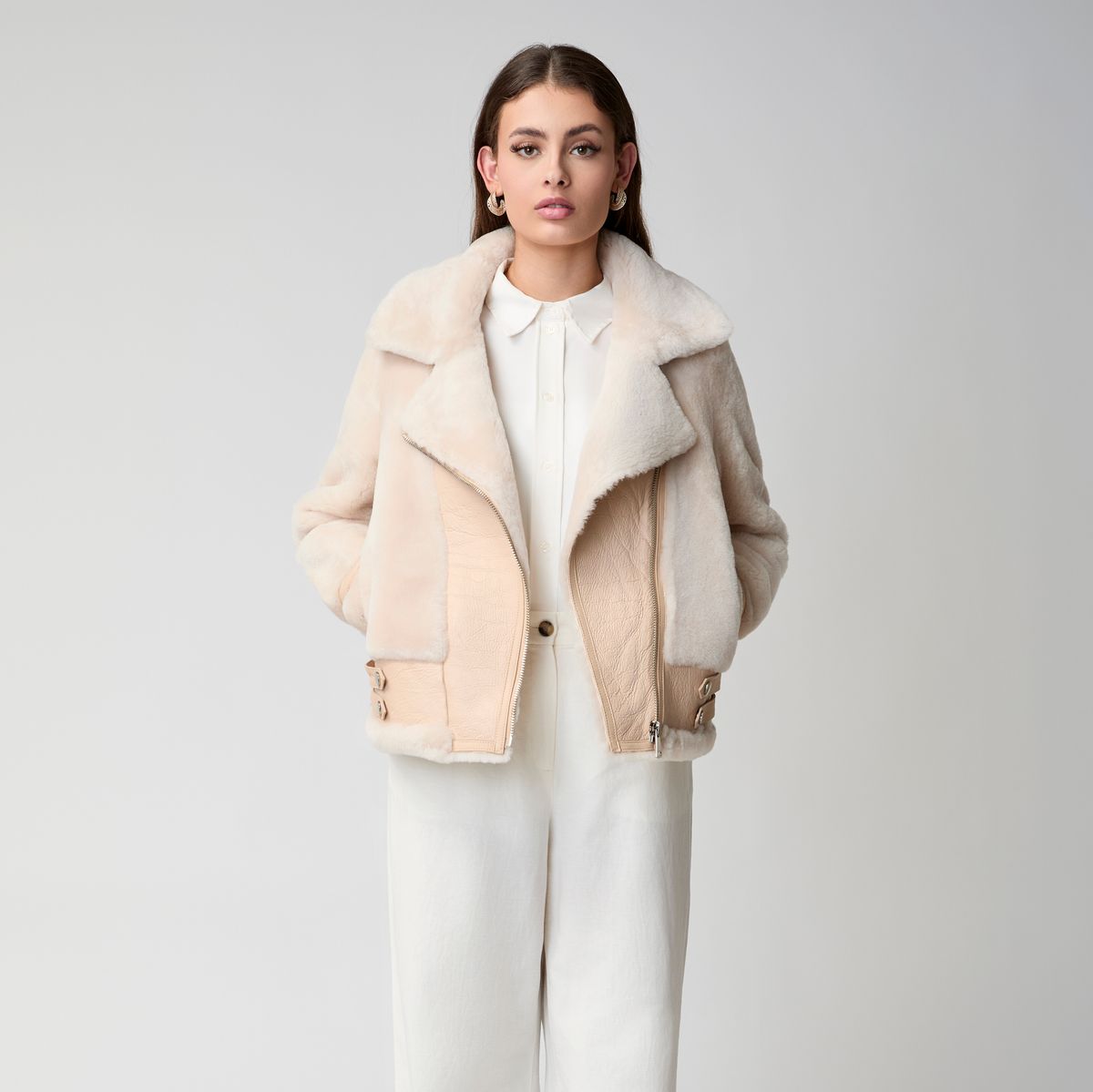Annalon-jakke Beige