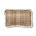Checked Collection | Uldpude | Korthåret | Dobbeltsidet | 52x52 cm | 34x52 cm Sand-beige/Pearl