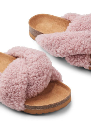 Lilly Cross Slippers Rosenlilla