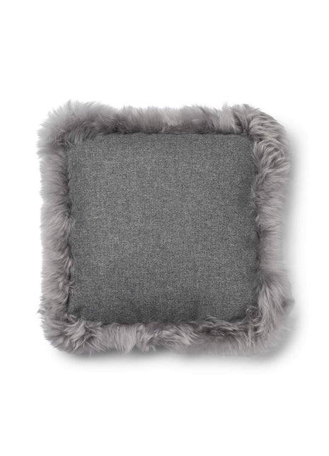 Pude af uld | Langhåret | 52x52 cm | 34x52 cm