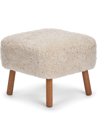 Emil fodskammel | Korthåret Beige