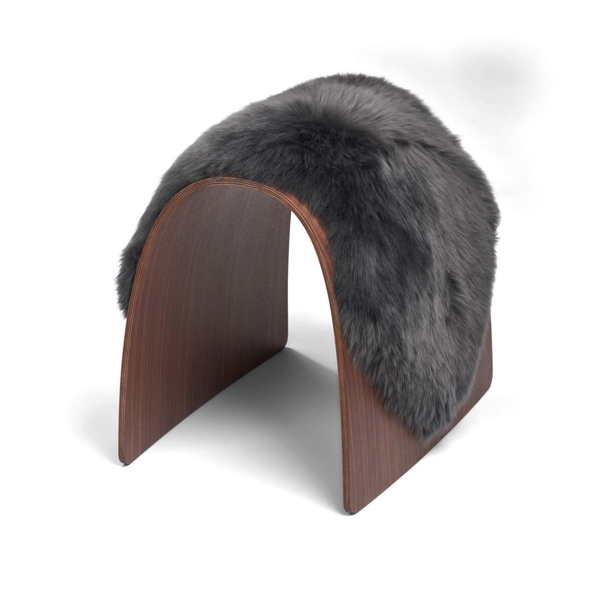 Sheep Stool cover | Langhåret | New Zealand Stålgrå