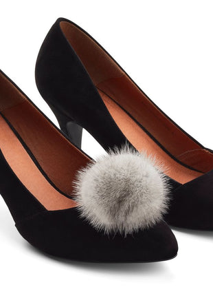 Sko Pom Pom Clip Lys Safir