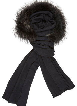 Silvia Tørklæde Sort / Sort