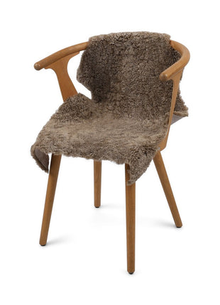 Premium Lammeskind | Korthåret | Krøllet | 100x60 cm Sahara
