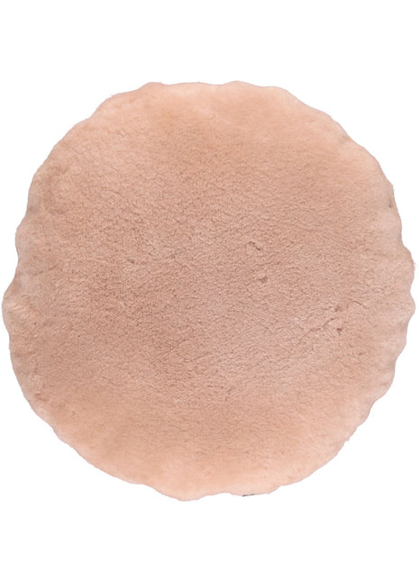 Lammeskindspude | Velvet | Moccasin | Ø45 cm | Ø62 cm