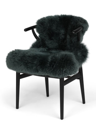 Lammeskind premium | Langhåret | New Zealand | 100x60 cm Blågrå