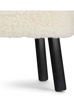 Emil fodskammel | Korthåret Hvid