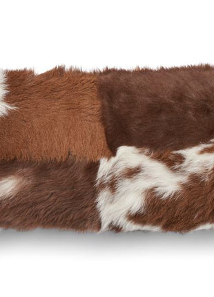 Lammeskindspude | Korthåret | Toscana | Dobbeltsidet Brun / Beige Mix