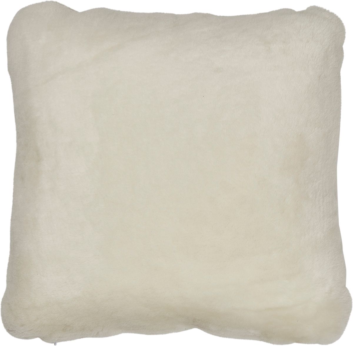 Lammeskindspude | Moccasin | Dobbeltsidet | 40x40 cm Hvid
