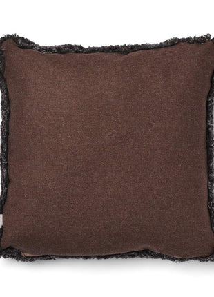 Classic Collection | Uldpude | Korthåret | 52x52 cm | 34x52 cm Brun / Mørkebrun