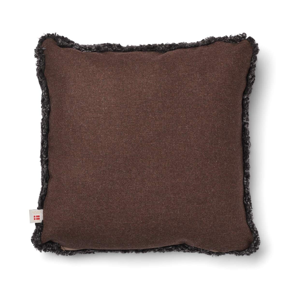 Classic Collection | Uldpude | Korthåret | 52x52 cm | 34x52 cm Brun/Cappuccino