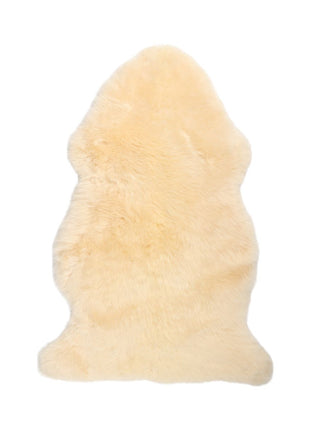 Merino Lammeskind | Langhåret | 90x60 cm Vanilje