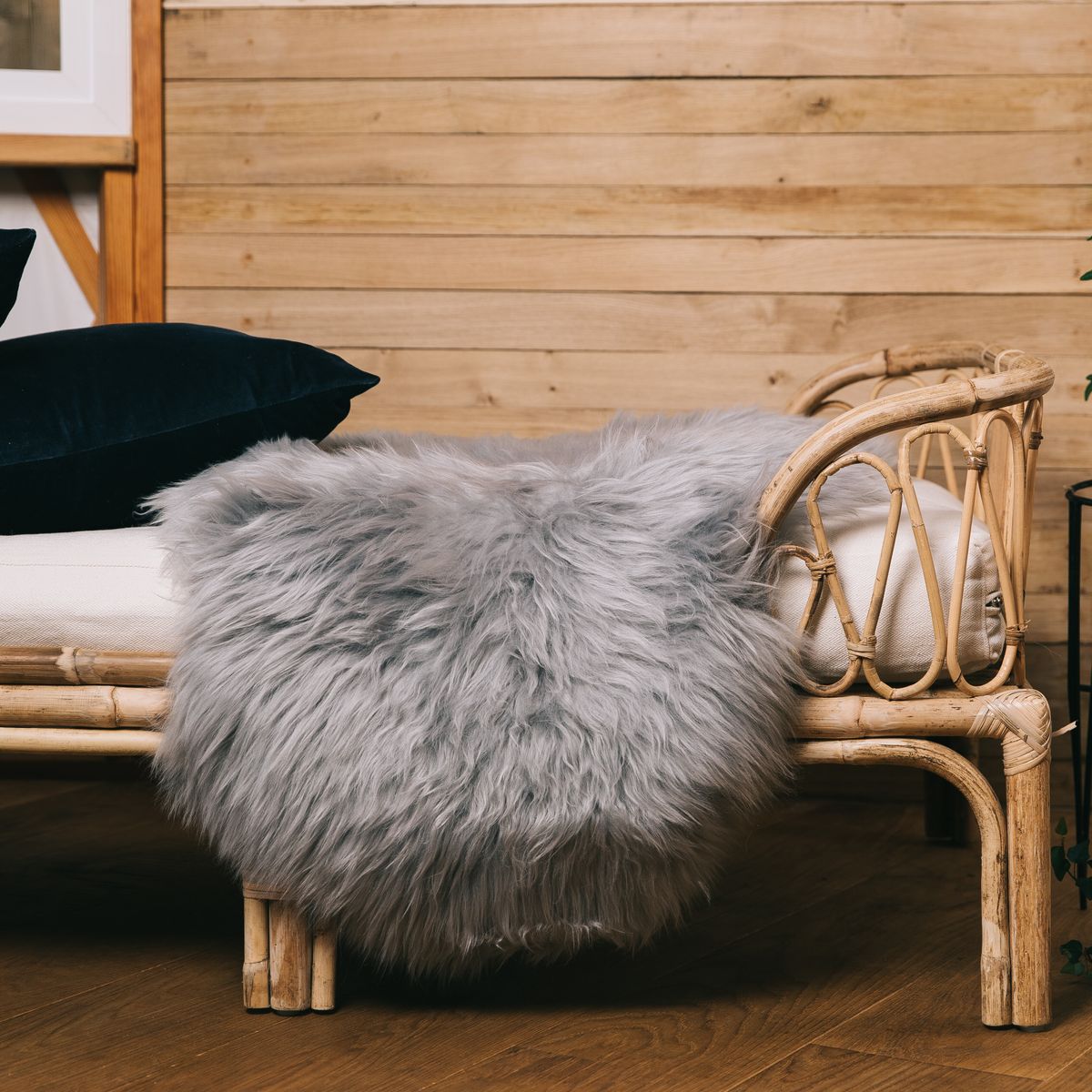 Lammeskind | Langhåret | 90+cm Beige