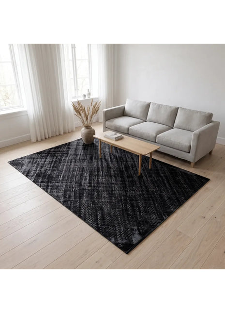 Sort Kohud Design Tæppe | Brasilien | 200x300 cm | 170x240 cm