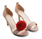 Sko Pom Pom Clip Autumn Marble