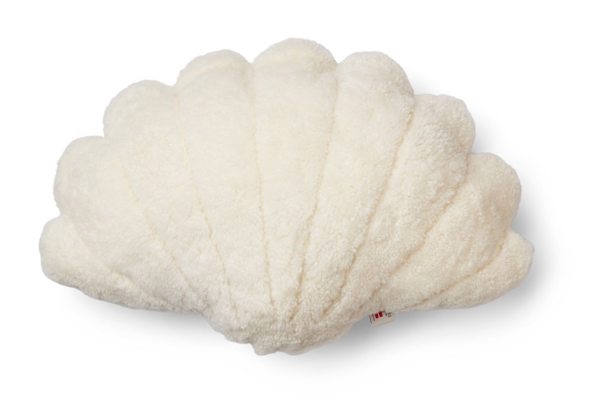 Shell pude | Korthåret | New Zealand Hvid