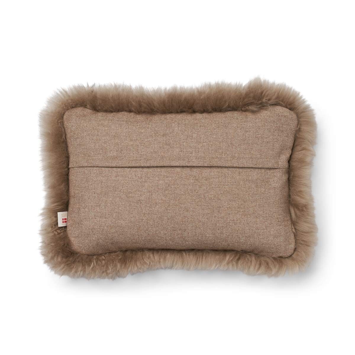 Classic Collection | Uldpude | Langhåret | Dobbeltsidet | 52x52 cm | 34x52 cm Beige/Taupe
