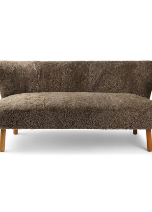 Emanuel 2 seater Sofa Lysebrun