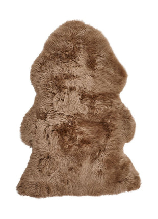 Lammeskind premium | Langhåret | New Zealand | 115x60 cm Lysebrun