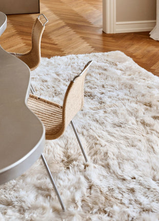 Designtæppe | Premium Lammeskind | Langhåret | 200x360 cm | Limited Edition