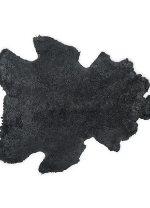 Lammeskind | Naturlig Form | New Zealand | 90x60 cm Koksgrå