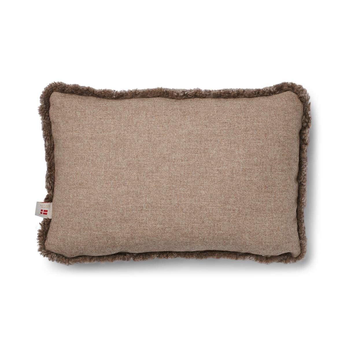 Classic Collection | Uldpude | Korthåret | 52x52 cm | 34x52 cm Beige/Taupe