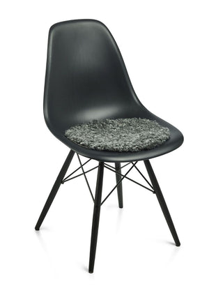 Sædehynde | Lammeskind | Premium | Korthåret | D38 cm Grå