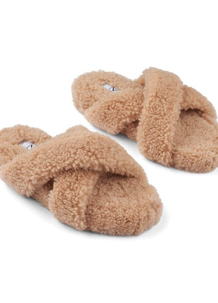 Curly Cross Slippers