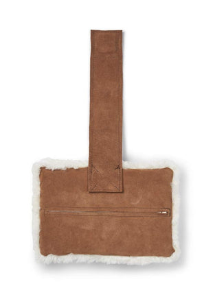 Nakkestøtte | Lammeskind | Korthåret | 30x20 cm Hvid