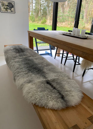 Lammeskind | Korthåret | Island | 180x60 cm  Naturgrå