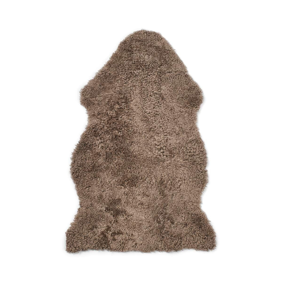 Merino Lammeskind | korthåret | ca. 90x60 cm Taupe