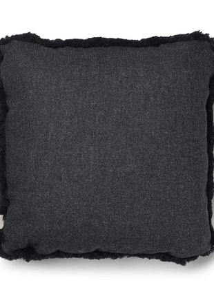 Classic Collection | Uldpude | Korthåret | 52x52 cm | 34x52 cm Koksgrå / Sort