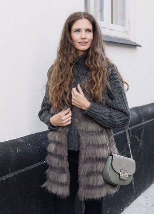 Vigga Vest Mørk Orange