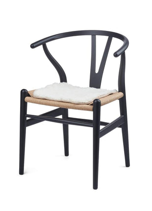 Sædehynder | Zero Waste | Lammeskind | Korthåret | 35x35 cm Hvid