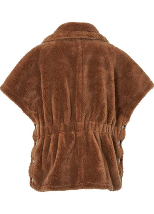 Elvira Poncho Teddy Brun