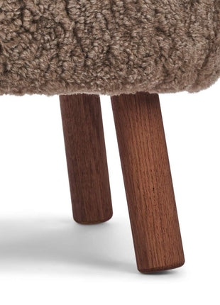 Emma Mini Fodskammel Lysebrun