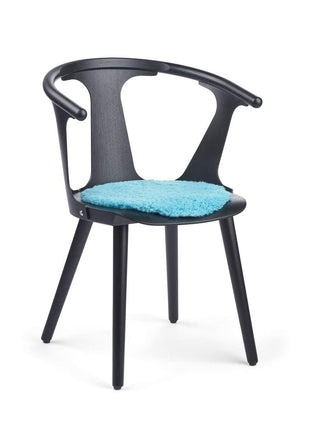 Sædehynde | Lammeskind | Korthåret | D38 cm Koral Lyseblå