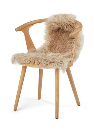 Lammeskind | Krøllet | Tibet | 85x50 cm Sand