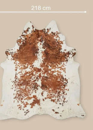 Tæppe af koskind | 4,1 kvm Eksotisk Tricolor