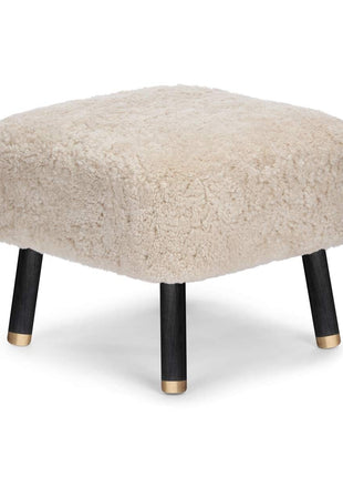 Emil fodskammel | Korthåret Beige