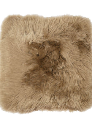 Sædehynde | Langhåret | New Zealand | 40x40 cm Taupe
