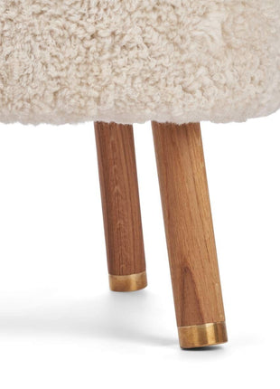 Emil fodskammel | Korthåret Beige