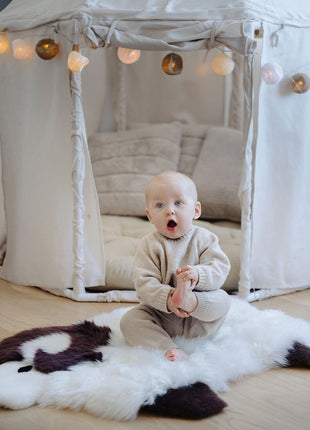 Fåretæppe | Langhåret | New Zealand Hvid